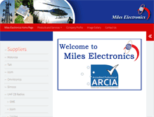 Tablet Screenshot of mileselectronics.com.au